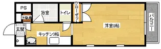 ゼフィル1【2階】の間取り