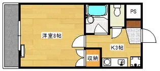 チェリーヒルズ南観音【1階】の間取り