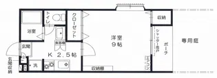ポールスター髙田【1階】の間取り