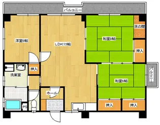 田中ビル【3階】の間取り