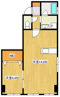 青柳屋ビル【4階】の間取り