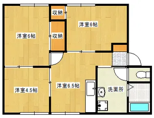 サンライフ石井【2階】の間取り