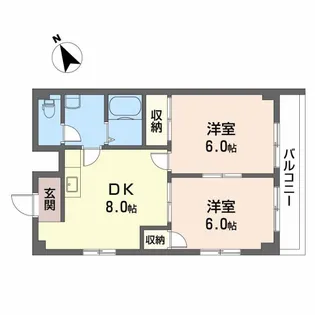 金子ビル【3階】の間取り