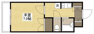 みなみまち【3階】の間取り