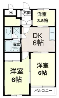 シティハイツ祇園【2階】の間取り