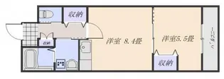 山本レジデンス【1階】の間取り