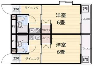 EFT-牛田新町【5階】の間取り
