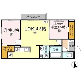 サニーコートC【2階】の間取り