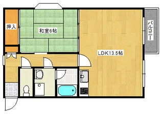 井口台FLATS【2階】の間取り