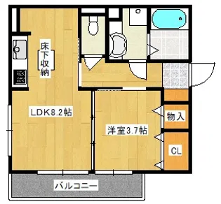 シンフォニア【1階】の間取り