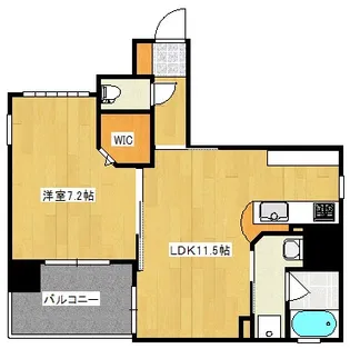 ラブリエ舟入中町【2階】の間取り