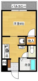 ベルメゾン新見【2階】の間取り