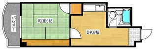 日商岩井光町ハイツ【11階】の間取り
