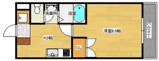 光町大丈ビル【7階】の間取り