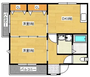 アイランドビル26【3階】の間取り