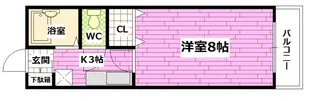 ロゼッタ石本【4階】の間取り