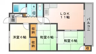 第2メゾン沖本【2階】の間取り