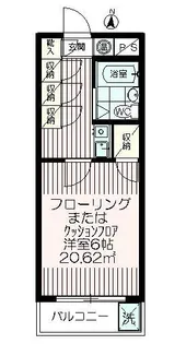 アヴァンセ南大沢【2階】の間取り