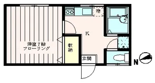 ウエストビレッジ【2階】の間取り