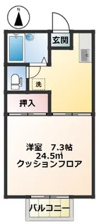 メゾンドール市川の間取り