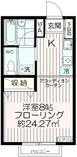 コーポリリーの間取り