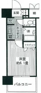 エスリード京橋ステーションプラザ【1002号室】の間取り