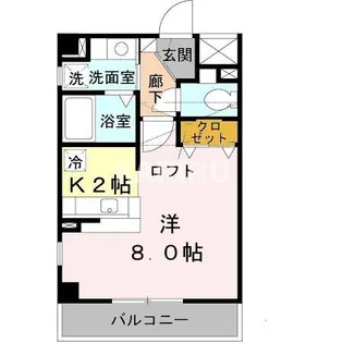 メイト鶴見【405号室】の間取り