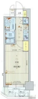 ディナスティ玉造【505号室】の間取り