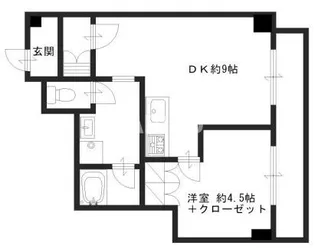 ディナスタビル【801号室】の間取り