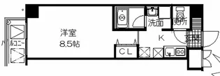 イーストクレセント【302号室】の間取り