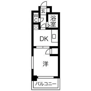 MSR京橋【201号室】の間取り
