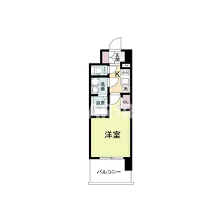 レジュールアッシュ桜宮リバーコート【402号室】の間取り