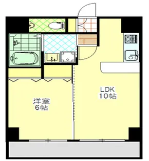 グレイス今里【203号室】の間取り