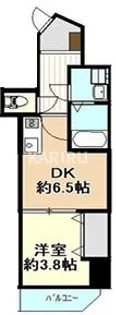 GARDENIA城東【104号室】の間取り