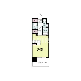 レジュールアッシュ桜宮リバーコート【905号室】の間取り