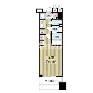 LASANTE京橋【210号室】の間取り