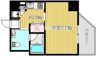 アクエルド緑地公園【203号室】の間取り