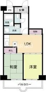 都島北通りマンション【405号室】の間取り