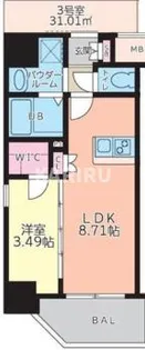 サムティ京橋CLEAR【803号室】の間取り