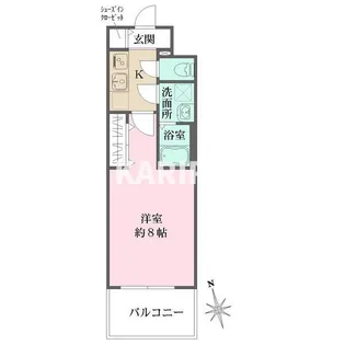 リヴェント玉造【606号室】の間取り