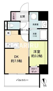 ブランシエスタ都島通【501号室】の間取り