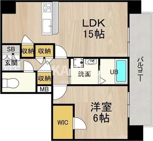 CASAFELICE【501号室】の間取り