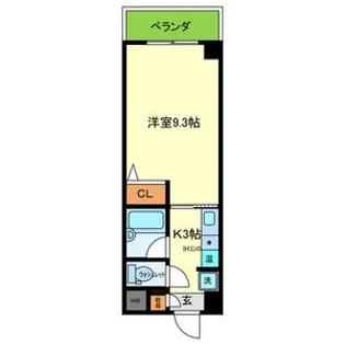 ギャレグラン【204号室】の間取り
