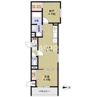 フォレストクリエオーレ諸口【205号室】の間取り