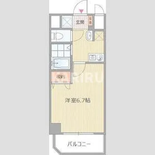 エイチツーオー今福【1003号室】の間取り