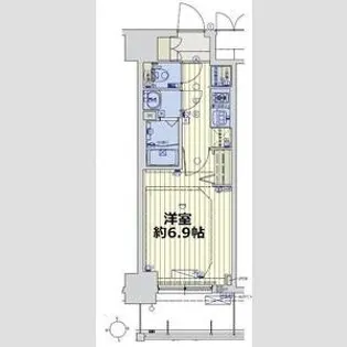 スワンズシティ大阪城コスタ【504号室】の間取り