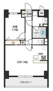 ベルンガーデン上本町【303号室】の間取り