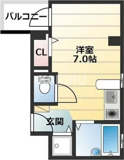 セレブコート京橋【405号室】の間取り