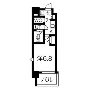 フォーリアライズ城東ネオス【601号室】の間取り
