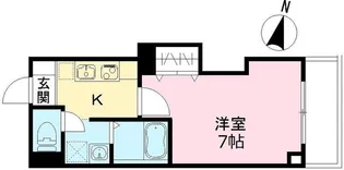 みおつくし城北【305号室】の間取り
